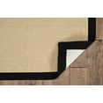 thumbnail image 5 of Linon Empire Machine Tufted Wool 1'10"x2'10" Rug in Natural and Black, 5 of 6