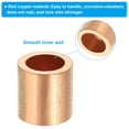 thumbnail image 4 of Unique Bargains 1/4'/ 6mm Wire Rope Stop Sleeve Copper Crimping Loop Sleeve End, Golden, 6 Pack, 4 of 5