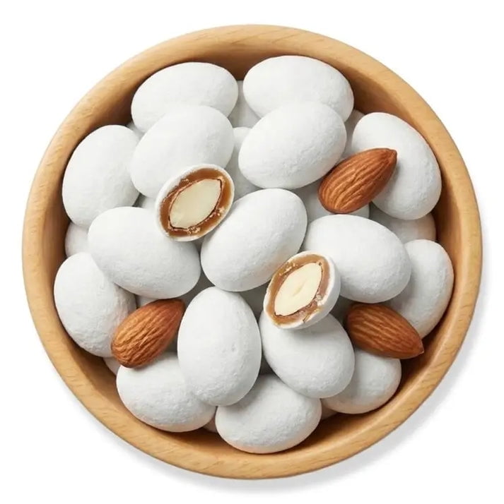 NY Spice Shop Christmas Toffee Almonds Candies - 1 Pound - Toffee Coated Almonds - Caramel Almond Truffles - Almond Crunch Toffee - Candy Almonds - Perfect for Holiday Snack Mix Treats