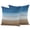 Blue Brown, variant on Outdoor Pillow Covers 16x16 Set of 2, Pink Blue Brown Waterproof Patio Throw Pillow Covers for Couch Sofa Chair, Farmhouse Gradient Wooden Plank Art Decorative Pillowcases for Throw Pillows