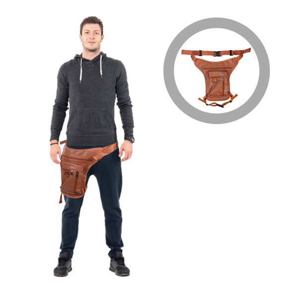 Worgeous Leg Bag Men Phone Holder for Running Waterproof Gym Bags Accessories Man