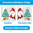 Snowflake Window Clings for Glass Windows Christmas Decorations, White ...