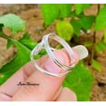 thumbnail image 3 of SS DESIGNS Knot Design Adjustable 925 Sterling Silver Band Ring – Handmade Thumb & Statement Ring for Women, Bridesmaid Gift, Gift for Her, 3 of 9