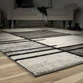 thumbnail image 5 of Better Homes & Gardens Spice Grid Area Rug, Gray, 7'10" x 10'10", 5 of 9