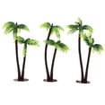 thumbnail image 4 of GOOHOCHY Coconut Palm Decor Plastic Moss Decoration for Hobbyists in Container Mini Garden 3Pcs, 4 of 8