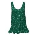 thumbnail image 2 of Liquidation Staron Camisole pour Femme Décontractée Douce Tendance Fluide Hauts Basiques Boho à Fleurs Coupe Ample Col Rond Printemps Été Camisoles Sans Manches Blouses, 2 of 5