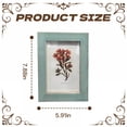 thumbnail image 2 of DESIGNICE Vintage Picture Frames,Tabletop Decor Small Picture Frames,Fine Craft Photo Frame,7.88"X5.91",Blue, 2 of 7