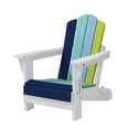 thumbnail image 6 of FUNDAZE HDPE Adirondack Outdoor Chair, Foldable & Weather-Resistant Patio Chair for Garden Lawn Deck,Blue-to-Green Gradient, 6 of 7
