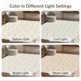 thumbnail image 7 of ODIKA 5'x7' Washable Area Rug Bathroom Delicate Border Arch Lattice Mirrored Oushak Rectangular for Small Living Room, Bedroom, Easy Care, Non-Shedding, Pet Friendly, 7 of 7