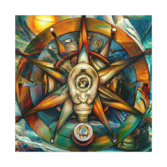 Compass in Fauvism - Canvas