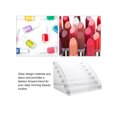 thumbnail image 2 of 1pc Nail Polish Stand Transparent Acrylic Cosmetic Storage Shelf Lip Gloss Organizer, 2 of 6