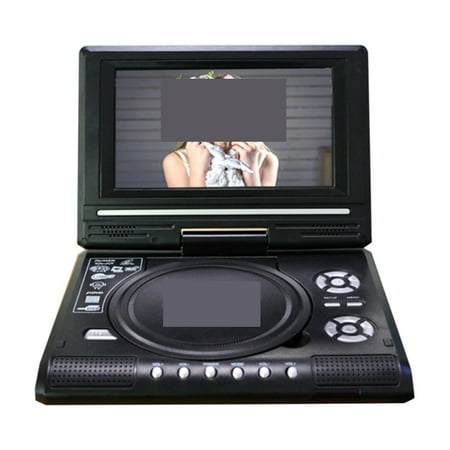 Portable DVD Player Remote Controller Game Pad Support USB/SD Card Multiple Disc Formats For Dorm Home Swivel Screen