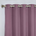thumbnail image 3 of Superior Blackout Solid Light Filtering Grommet Curtain Panel Set, 70"x120", Wisteria, 3 of 11