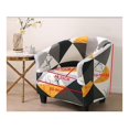 thumbnail image 2 of Housse de Fauteuil Extensible Imprimée Amovible Lavable Moderne pour Salon Salle à Manger Bar, 2 of 5