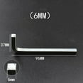 thumbnail image 2 of 6Pcs L Shape Square Head Wrench Square Key 4 Point Wrench Screwdriver Set 3-8Mm, 2 of 9