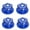 Blue, variant on NestledNature Hex Wheel Mount Nut Set,4PCS Aluminium Alloy Metal 17mm Hex Wheel Mount Nuts Set Fit For X MAXX Summit RC Car,17mm Hex Wheel Mount Nut