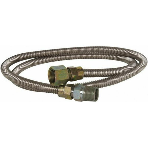 Easyflex USA EFGC-014-YE-1011-36 Raccord de Gaz - 0,5 Po x 36 Po