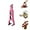 Pink, variant on Yippzo 3 in 1 Hot Plate Gripper Tongs, Multi-Angle Anti-Scald Bowl Clip & Hot Dish Grabber, Heat-Resistant Oven Gripper Clips