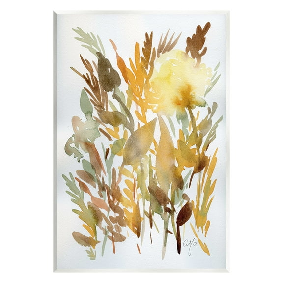 Stupell Industries Abstract Autumnal Herbs Botanical & Floral Painting Unframed Art Print Wall Art, 10 x 15