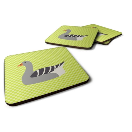 

Carolines Treasures BB7719FC Pilgrim Goose Green Foam Coaster Set of 4 3 1/2 x 3 1/2 multicolor