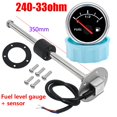 thumbnail image 1 of 240-33ohm Fuel Level Gauge Stainless Steel Marine Fuel Level Gauge Sensor 100mm-600mm For Car Boat Indicator E-f Range, 1 of 1