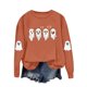 thumbnail image 2 of Ailaofu Halloween Cute Sweatshirt For Women Long Sleeve Pullover Graphic Basic Tops Casual Fall Fashion Sweatshirts, 2 of 7
