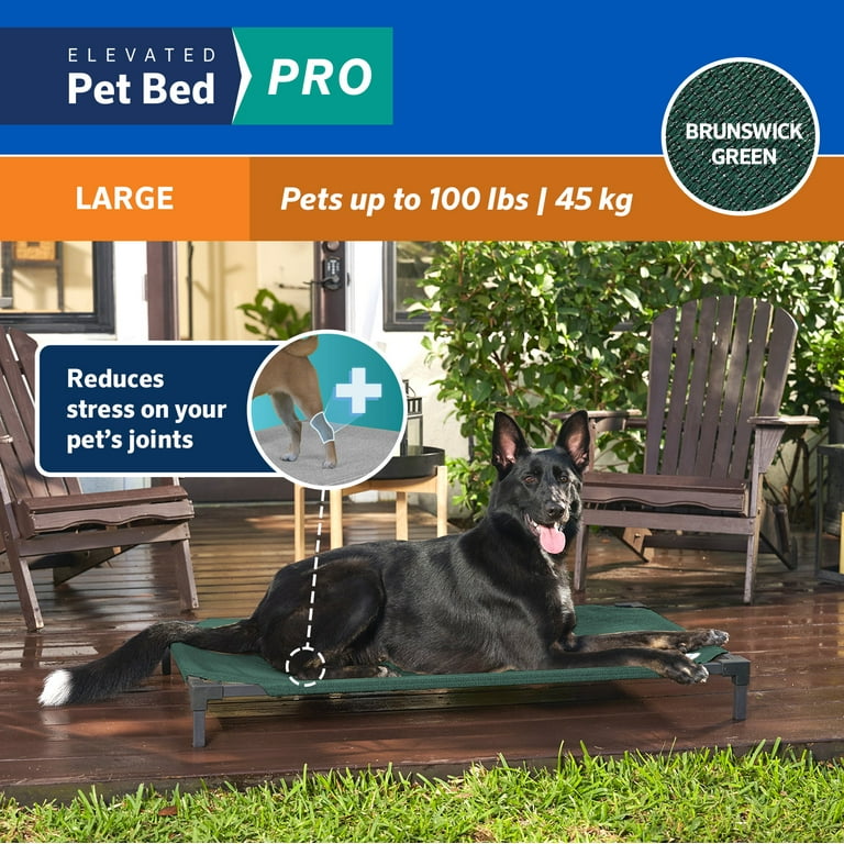 Coolaroo Cooling Elevated Dog Bed Pro Large Fits in 48in Crates