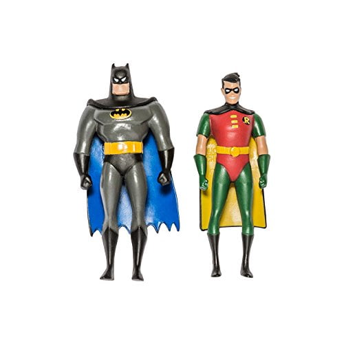 Verminderen haar Zeestraat Batman: TAS Batman and Robin 3-Inch Bendable Action Figures - Walmart.com