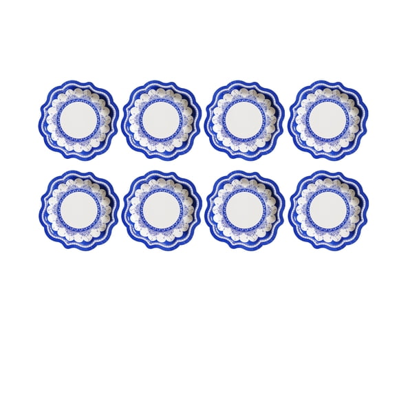 Home and Kitchen Disposable Paper Plates For Dinner Waterproofs And Oil-proof Environmentally Friendly Paper Plates Thickened Round Tableware Paper Plates Fruit Plates Kitchen Accessories