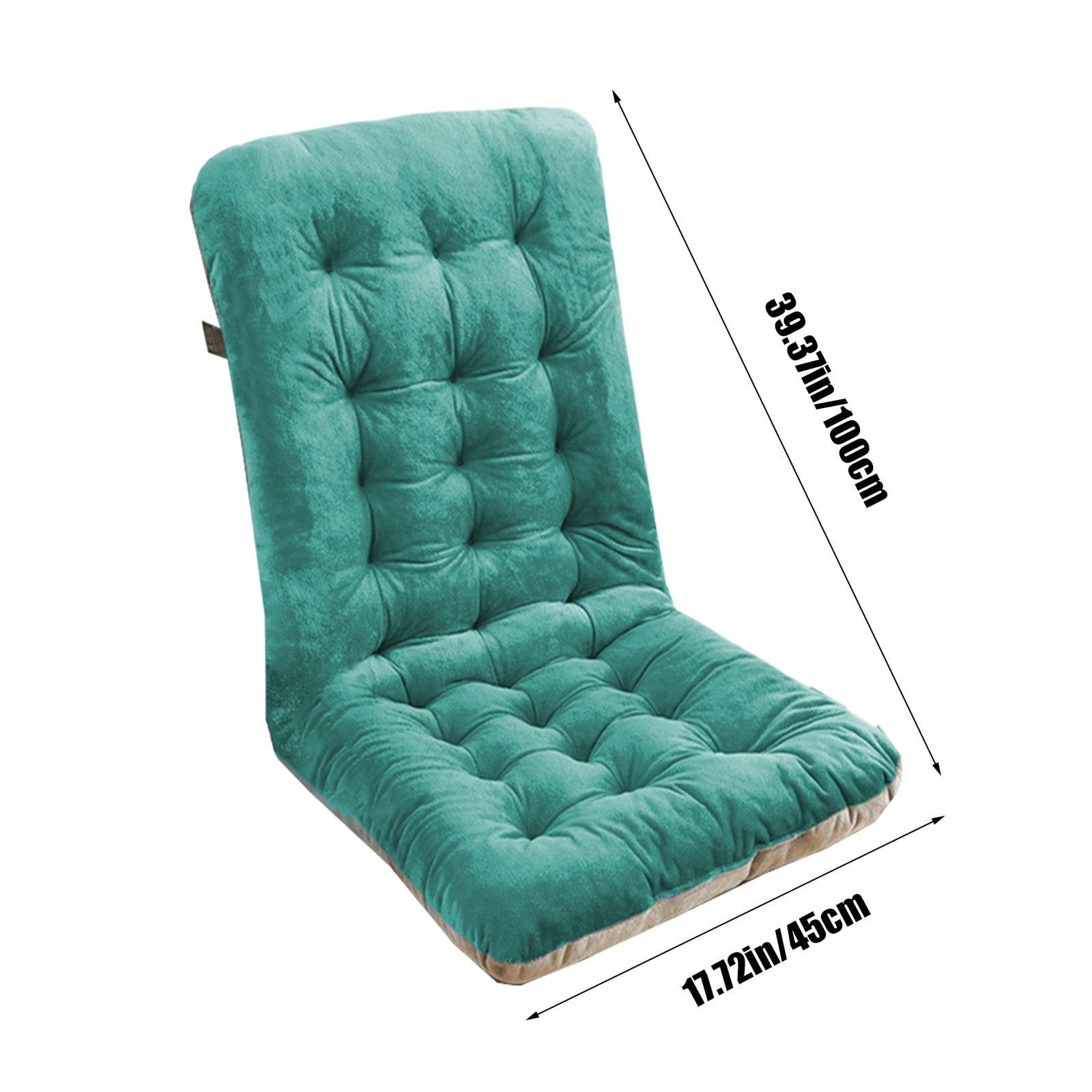 VQPeo Outdoor Chair Cushions - Waterproof Cushions with Ties - Perfect for Patio Furniture - 18x40 Inch Cushion