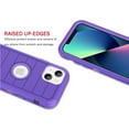 thumbnail image 4 of EBIZCITY iPhone13 / iPhone 13 Pro Max Case , Phone Case for Apple iPhone 13 6.1 inches, Shockproof Heavy Duty Armor Plastic & Rubber Rugged Bumper 3-in-1 Case Cover -Purple, 4 of 6