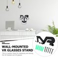 thumbnail image 3 of KONTONTY 1 Ensemble de Support de Rangement pour Lunettes VR Mural avec Design Pratique en Noir, 3 of 8