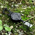 thumbnail image 3 of Sylvtty Heavy Duty Retractable Keychain with Magnetic Closure Tactical ID Badge Holder Reel Carabiner Clip Easy-pull Buckle, 3 of 6