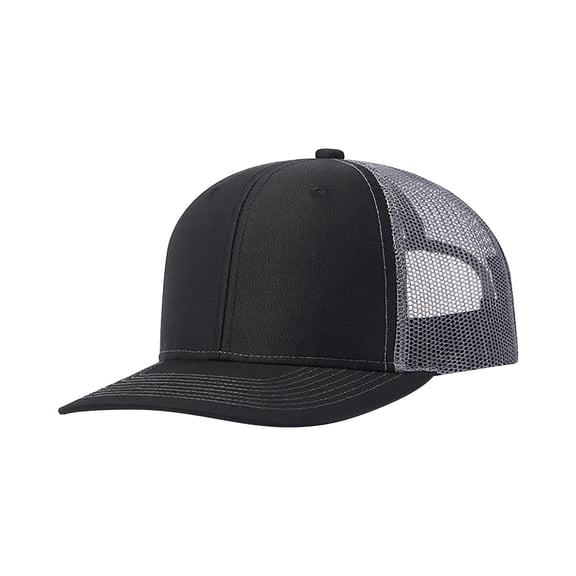 AirLoni Unisex Sun Visor Cap Ponytail Friendly Mesh Breathable Adjustable Back-Strap Lightweight Curved Wide Brim Baseball Cap Trucker Hat Dad Hat For Outdoor Sports Clear,M