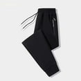 thumbnail image 6 of felwors Women's Sweatpants Winter Fleece Lined Thermal Jogger Pants Drawstring with Zipper Pockets Lightweight Athletic Pants Black, XXL, 6 of 6