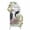 White, variant on Cozy Farm Days Cow Arch Backdrop Cover 5FT, Spring Summer Floral Farmhouse Spandex Fitted Stretchy Arch Stand Covers, Round Top Chiara Backdrop Cover for Wedding Party Birthday Baby Shower