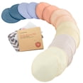thumbnail image 1 of Almohadillas de Lactancia Orgánicas KeaBabies Sweetheart Grandes 12 cm Paquete de 14, 1 of 9