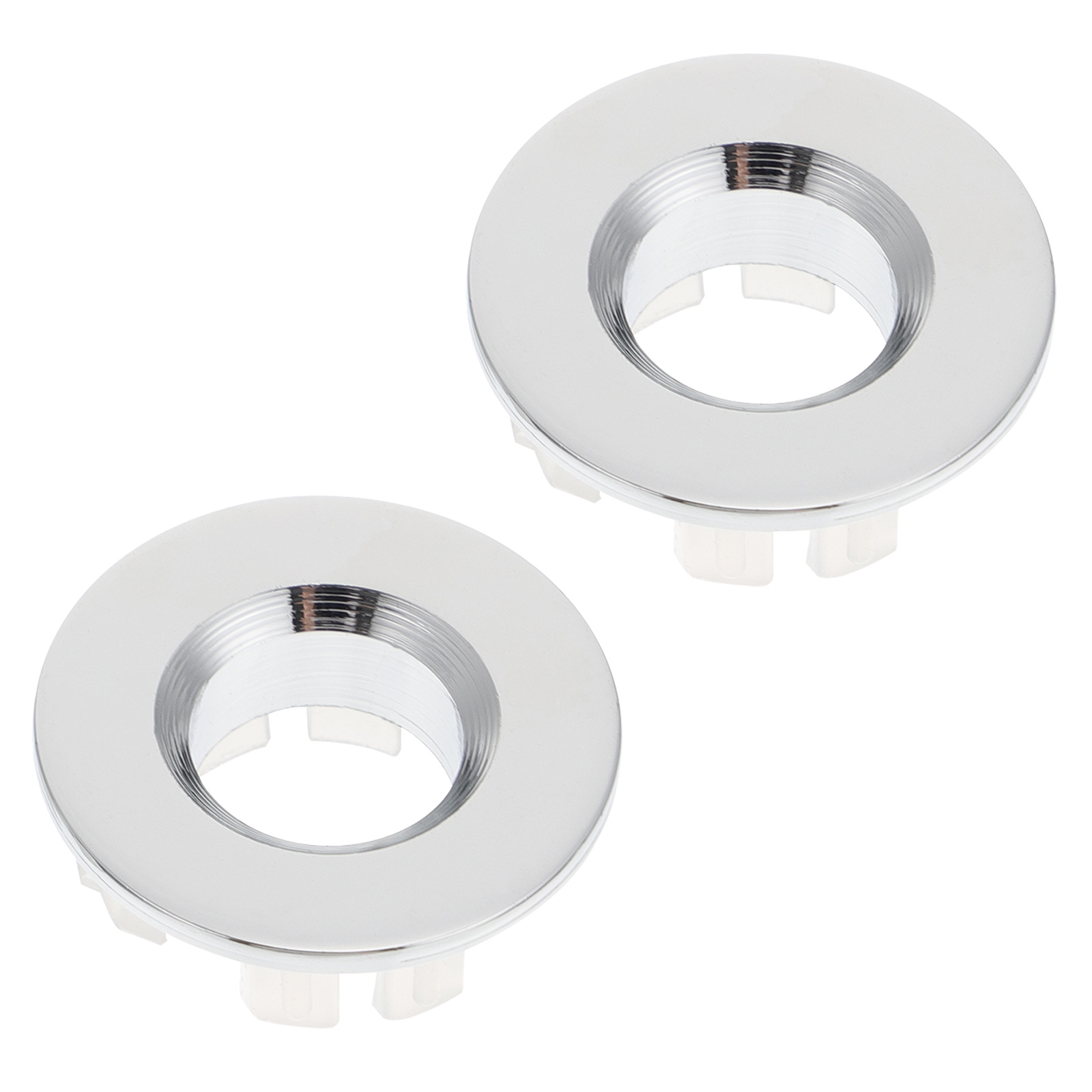 OUNONA 2Pcs Bathroom Wash Basin Overflow Rings Bathroom Sink Overflow Drain Covers