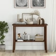 thumbnail image 4 of Costway 2-tier Console Entryway Table Wooden Sofa Behind Couch Table 38" x 14" x 30", 4 of 10