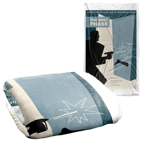 Star Trek The Next Generation Season 5 Episode 24 Silky Touch Super Soft Throw Blanket 36" x 58"