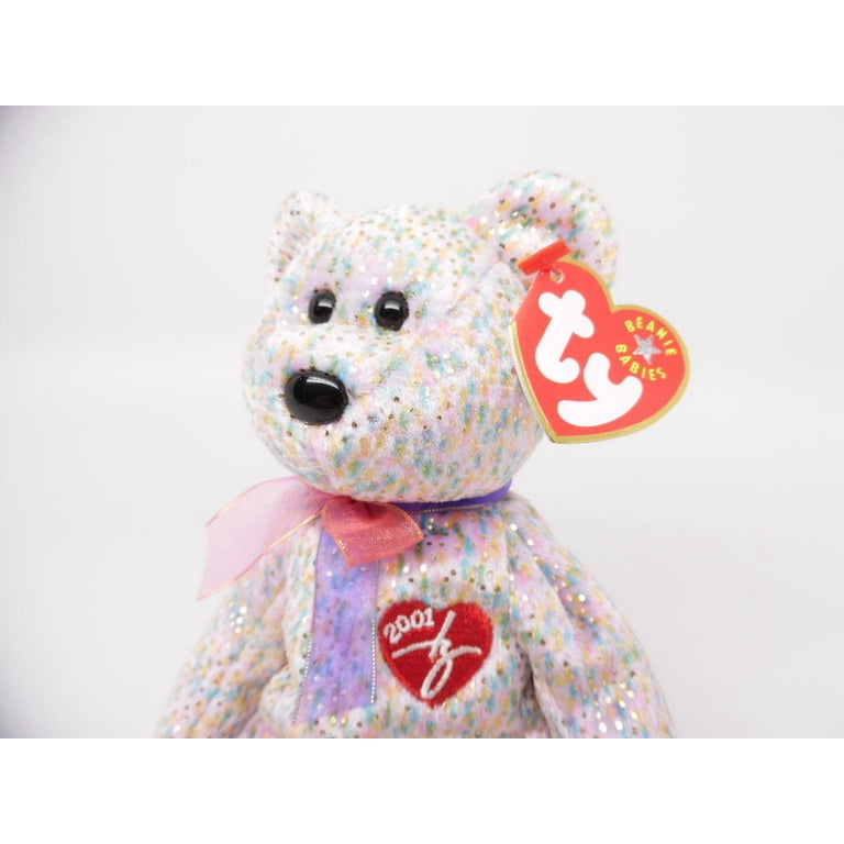 Ty Beanie Baby 2001 Signature Bear Stuffed Animal MWMT