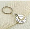 thumbnail image 2 of Key Chain Alloy Pendant Keyring Woman Key chain metal Holder Decor Key Ring Party Wedding Gift, D1002-Grandma, 2 of 7