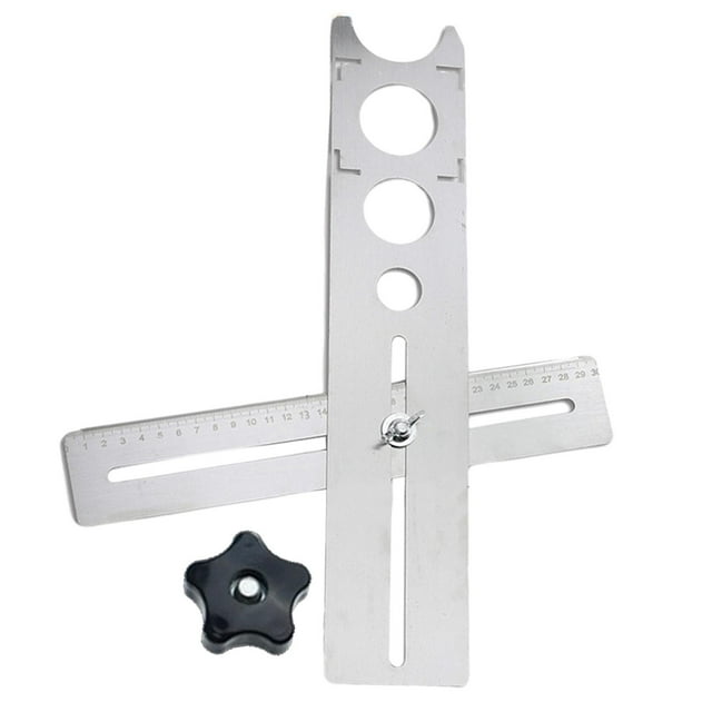 koolsoo Ceramic Tile Hole , Ruler Construction Tool Parts Ceramic Hole Cutter, for Glass Thickened 60CM