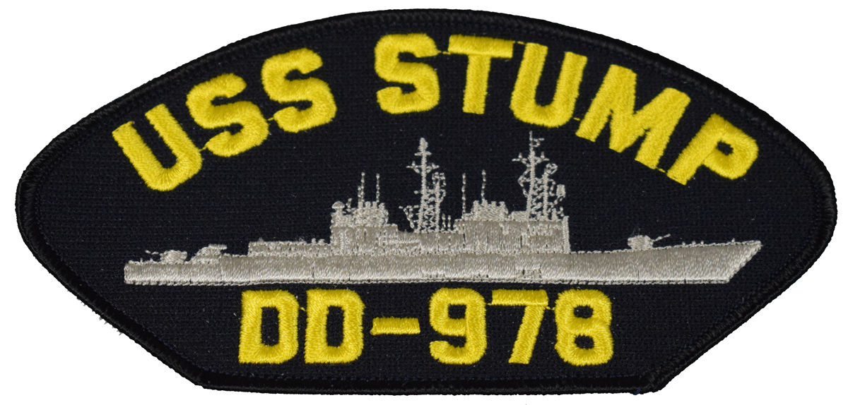 USS STUMP DD978 SHIP PATCH GREAT COLOR Veteran Owned Business