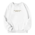 thumbnail image 6 of SGMVNU Girls Casual Long Sleeve Sweatshirt 13-14 Years Fashion Oversized Sweatshirt Letter Graphic Kids Crew Neck Cute Pullover Relaxed Fit Tops White, 6 of 7