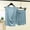 Light Blue, variant on Blmnix Womens Pajama Sets Plus Size Pajamas Sleepwear Sets Sexy Pajamas Pajama Sleeveless V-Neck Cropped Pink Soft Pajama Set for Women,XL
