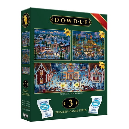 Ceaco Dowdle 3 In 1 Multipack Jigsaw Puzzle