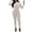 White, variant on Aayomet Jumpsuits For Women Women's Nightclub Sequin High Neck Long Sleeve Jumpsuit Evening Party Slim Fit Bodysuit,A S
