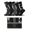 thumbnail image 2 of KOITHOT 5 Pairs Men Dress Socks, Lightweight Classic Crew Scocks for Men Size 10-13 Gift Set, 2 of 8