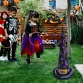 thumbnail image 4 of Gallickan Halloween Rings-Toss Game Set, Inflatable Witch Hat with 2 Ring, Halloween Party Porp, Festive Fun Home Celebration Item, Purple, 4 of 6